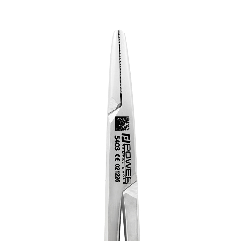 Detailed view of the needle-gripping end of Mayo–Hegar needle holder SKU 5403