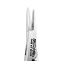 Close-up of the working jaws on the straight 15 cm Mayo–Hegar needle holder
