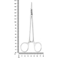 16 cm Mayo–Hegar needle holder, SKU 5403L, photographed alongside a measuring ruler