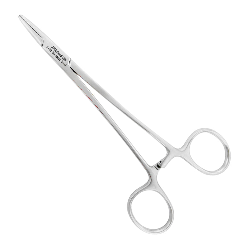 Mayo-Hegar straight needle holder, 6.5 in (16.5 cm), surgical-grade stainless steel, SKU 5403W