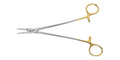 Additional product view of straight 20 cm Mayo–Hegar needle holder with tungsten carbide jaws