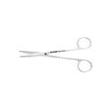 Metzenbaum Scissors – Curved, 5.7 in, shown open for angled surgical cutting access