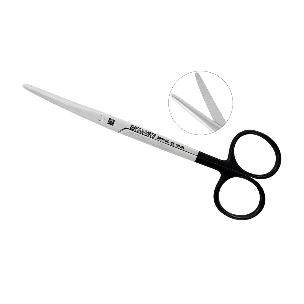 Metzenbaum Super Cut Scissors – Curved, 5.7 in (14.5 cm), main product view with blade close-up