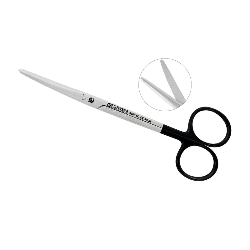 Metzenbaum Super Cut Scissors – Curved, 5.7 in (14.5 cm), main product view with blade close-up