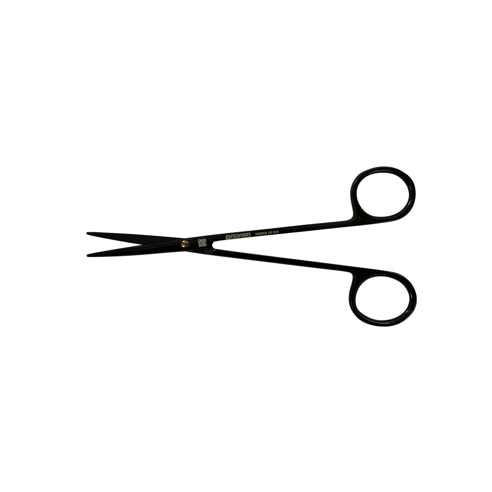 Open full view of Metzenbaum Super Cut Suture Scissors – Curved, 5.7 in – Black Titanium