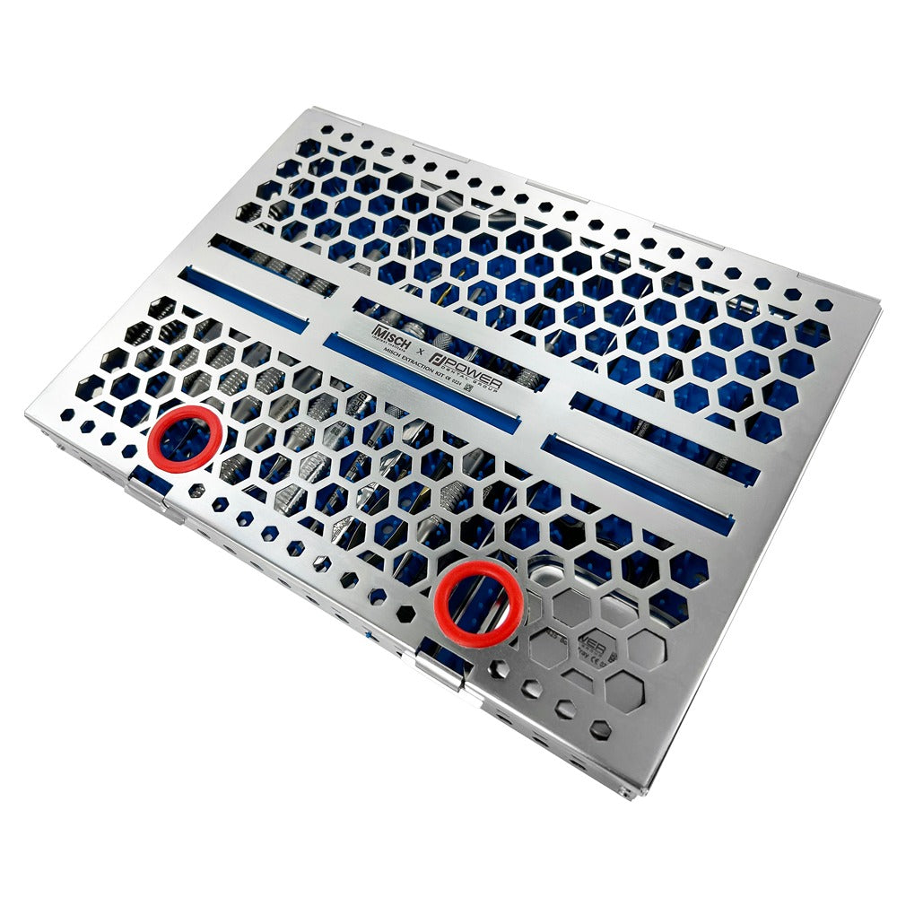 Stainless steel bone tray bowl included in Misch Implant Institute surgical kit