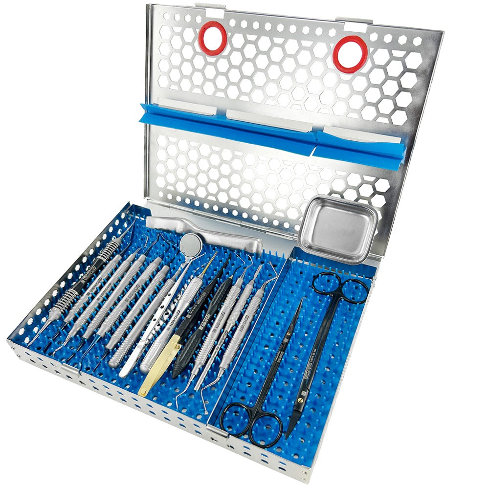 Misch Implant Institute – Surgical Kit, Set of 18 with Cassette