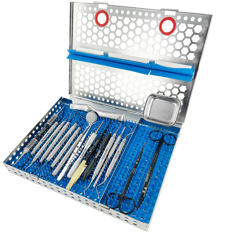 Misch Implant Institute – Surgical Kit, Set of 18 with Cassette