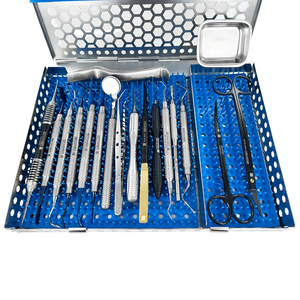 Misch Implant Institute – Surgical Kit, Set of 18 with Cassette