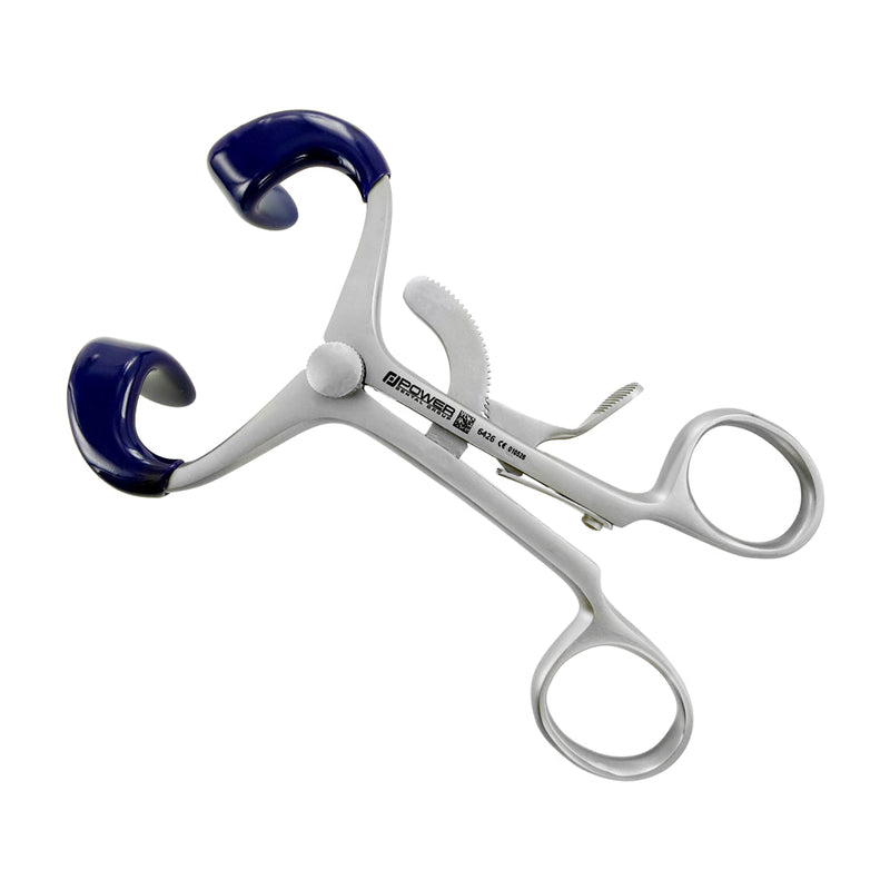 Adult Molt mouth gag / mouth prop with blue rubber tips, 5.5 in (14 cm) – SKU 6426
