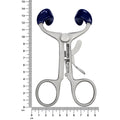 Adult Molt mouth gag / mouth prop shown with ruler, 5.5 in (14 cm) – SKU 6426