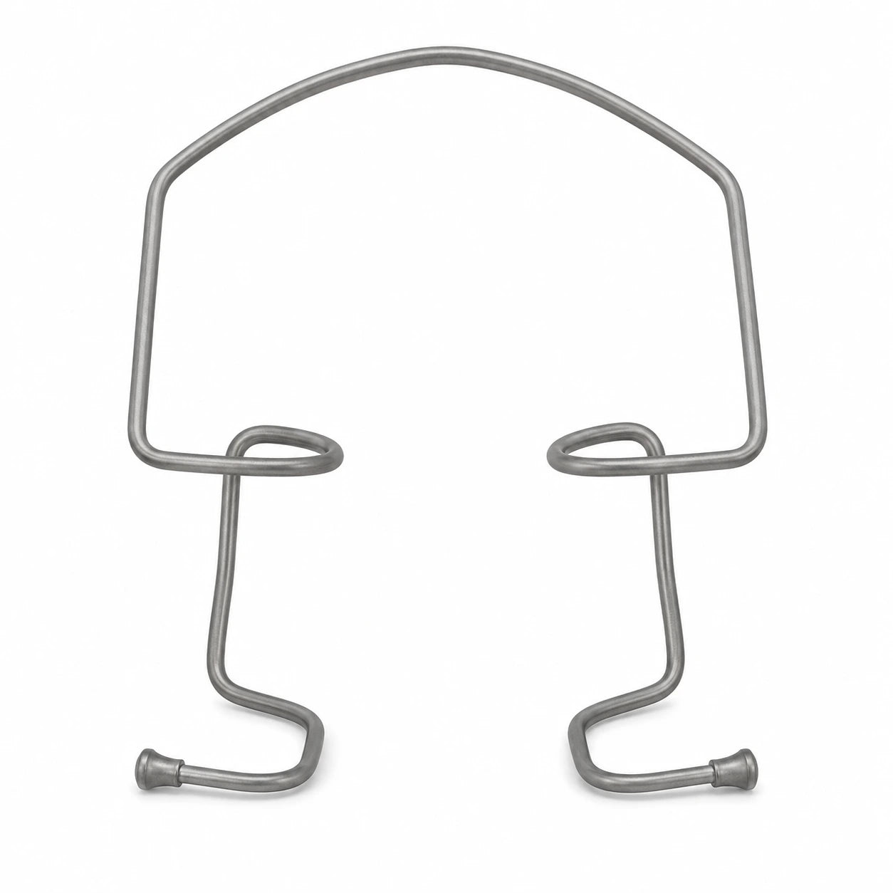Orringer Hands-Free Dental Retractor made of stainless steel on a white background