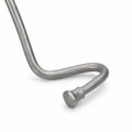 Close-up of the rounded tip on the stainless steel Orringer Hands-Free Dental Retractor