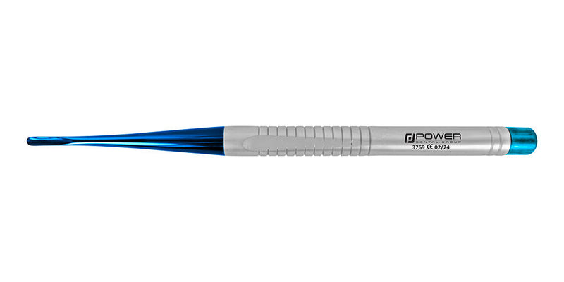 Full view of Accu Lux-Tome straight 3 mm serrated luxating elevator