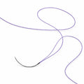 PGA absorbable braided suture 4-0 violet thread with 15 mm 3/8 circle reverse cutting needle for soft tissue closure