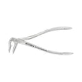 Open view of Power Ash F4 lower anterior atraumatic extraction forceps with modified slim beaks – SKU 4977