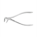 Open view of Power Ash F4P lower anterior atraumatic extraction forceps with standard beaks – SKU 4977N