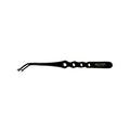 Power atraumatic Suture Corn Tissue Forceps, curved, 18 cm (7.1 in), Black Edition – SKU 6511E