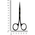 Power Bow Iris Scissors – Straight, 4.5 in (11.5 cm) shown with measurement reference