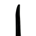 Macro detail of tungsten carbide gripping tips on curved Power Castroviejo SKU 5515BN