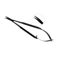 Power Castroviejo Super Cut Tissue Cutting Scissors – Curved, 5.5 in (14 cm) – Black Titanium