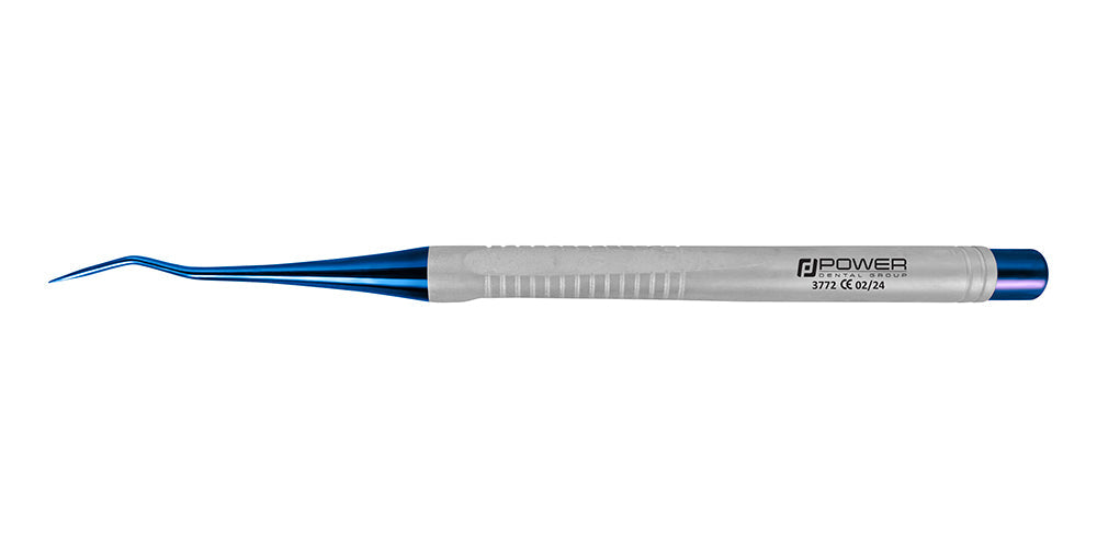 Full view of Accu Lux-Tome distal 2.5 mm serrated luxating elevator