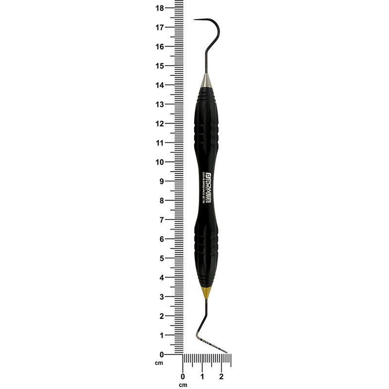 Power Explorer Probe EXP23/UNC15 Black Edition shown on ruler; total length 167 mm