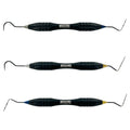 Power Explorer & Probe Kit Set of 3 Black Edition showing three double-ended explorer and probe instruments