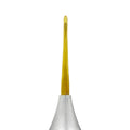 Second close-up of the curved 2.5 mm short serrated titanium tip on Power Flex Luxator 4035S-2