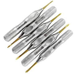 Power Flex Luxator Kit – Short Tip – Serrated, Titanium – Set of 6