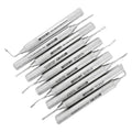 Power Flex PDL Accu Luxating Kit – Titanium, Set of 10 with serrated spade luxators and Accu Lux-Tome elevators