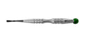 Full view of the Power Flex PDL Luxatome large mesial 4 mm titanium with a green color-coded handle end