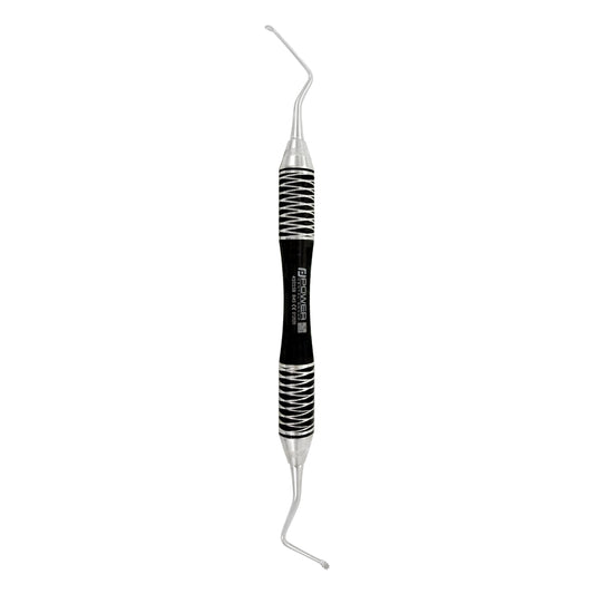 Power Lucas Curette 84S serrated 2.2 mm with premium black ergonomic handle