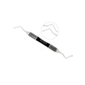 Power Lucas Curette 85S, 2.8 mm serrated surgical curette with premium black handle
