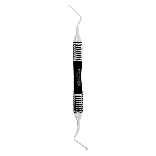 Power Lucas Curette 85S serrated 2.8 mm with premium black ergonomic handle