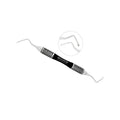 Power Lucas Curette 86AS serrated angled 3.3 mm premium black edition dental surgical instrument