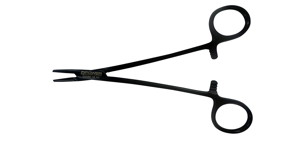Additional product view of Power Mayo–Hegar needle holder in Black Titanium configuration