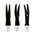 Additional macro view of instruments from the seven-piece Power needle holder kit in black titanium finish, SKU 5532BN