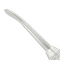 Rounded tip close-up of Power periosteal elevator Molt #9 Black Edition for flap reflection and elevation