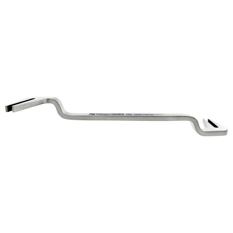 Power Self-Centering Implant Guide – anterior 4–10 mm, tapered self-centering design with open pilot drill window, side view