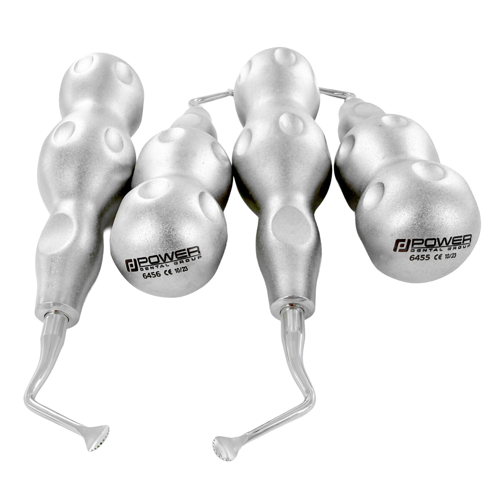 Soft tissue expanders with ergonomic snowman handles from Power Soft Tissue Expander Kit