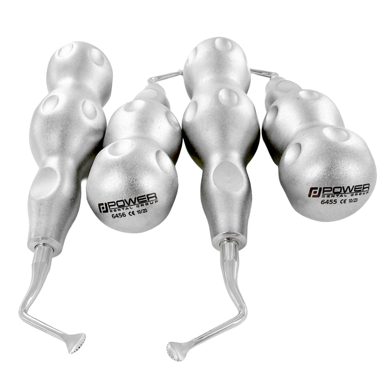 Soft tissue expanders with ergonomic snowman handles from Power Soft Tissue Expander Kit