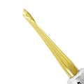 Close-up of the serrated twist-fluted 4 mm working end on Power Twist straight-left elevator