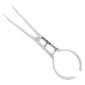 Rubber dam clamp forceps #4 pattern, stainless steel, 7 in (17.5 cm) overall length
