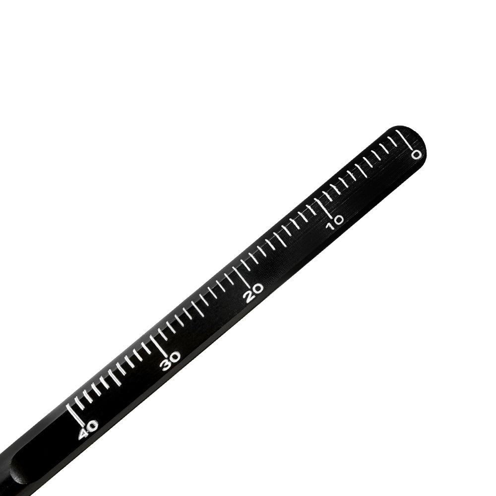 Supremo Scalpel Handle S Rounded 40 mm ruler close-up