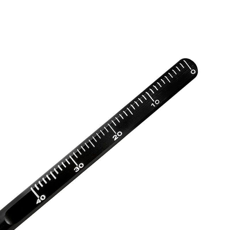 Supremo Scalpel Handle S Rounded 40 mm ruler close-up