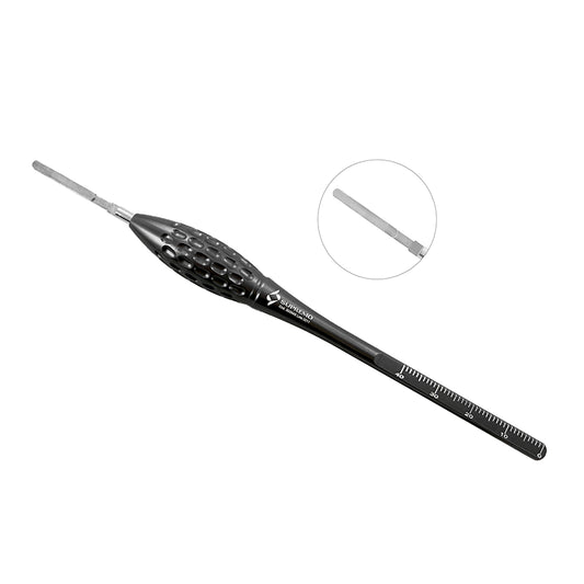 Supremo Scalpel Handle S Rounded with 40 mm ruler