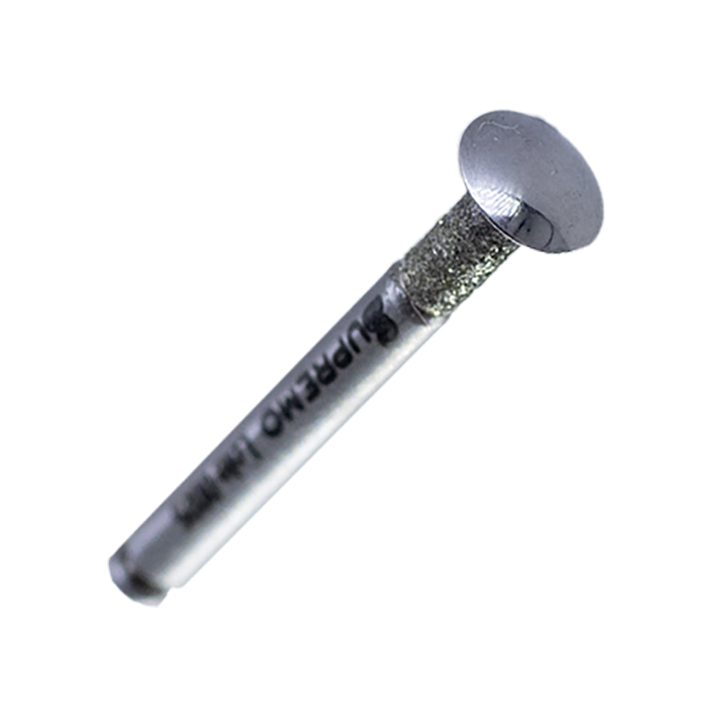 Sinus lift window drill with stop – handpiece-compatible, side view