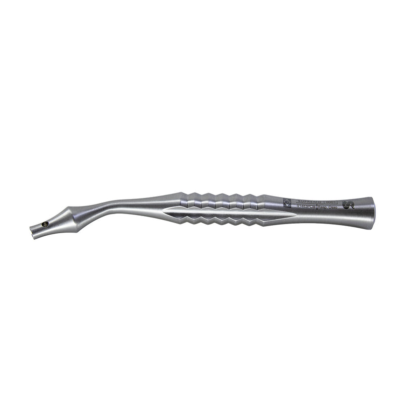 Sinus lift window drill with stop – handpiece-compatible, side view