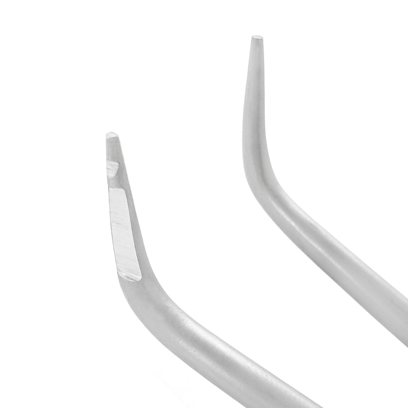 Detail view of gripping jaws on forceps from the 5531S sectional matrix and rubber dam kit